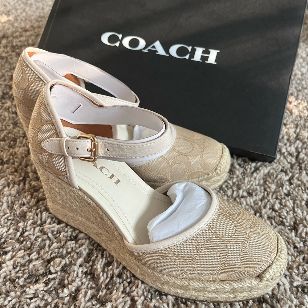 Coach Espadrille In Signature Jacquard - Picture 2 of 5